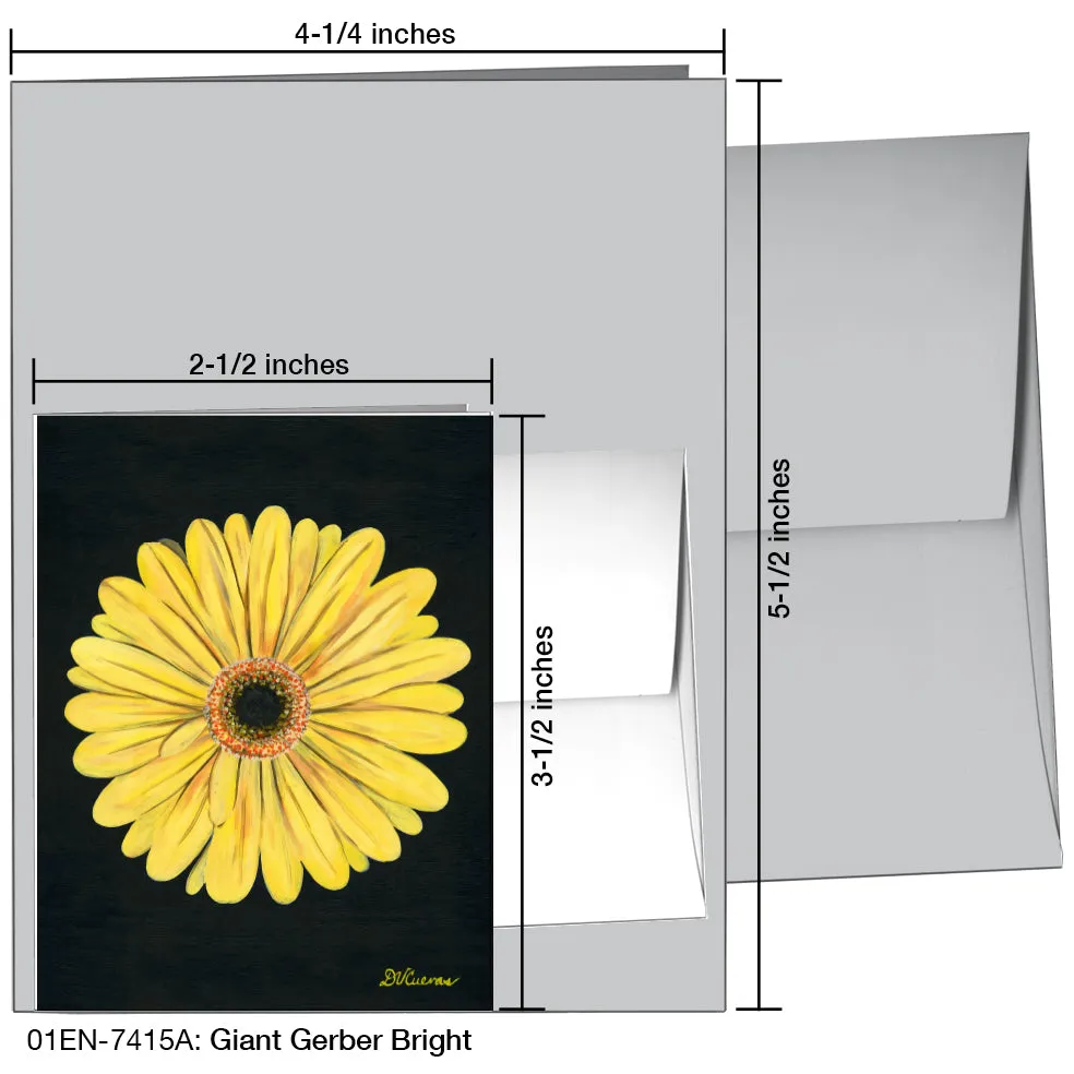 Giant Gerber Bright, Greeting Card (7415A)