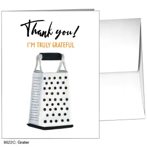 Grater, Greeting Card (8622C)