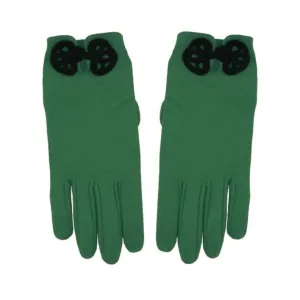 Green Gloves with Frog Fastener