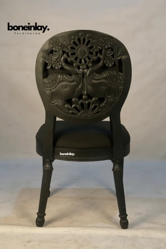 Hand Carved elephant armchair