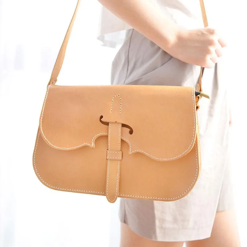 Handmade Leather Cute White Shoulder Bag Personalized Monogrammed Gift Custom Women Crossbody Bag Purse Purse