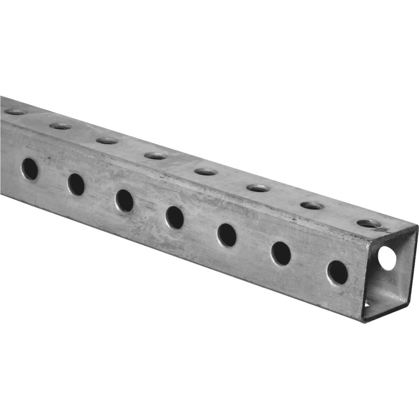 HILLMAN Steelworks 1-1/2 In. x 3 Ft. Steel Perforated Square Tube