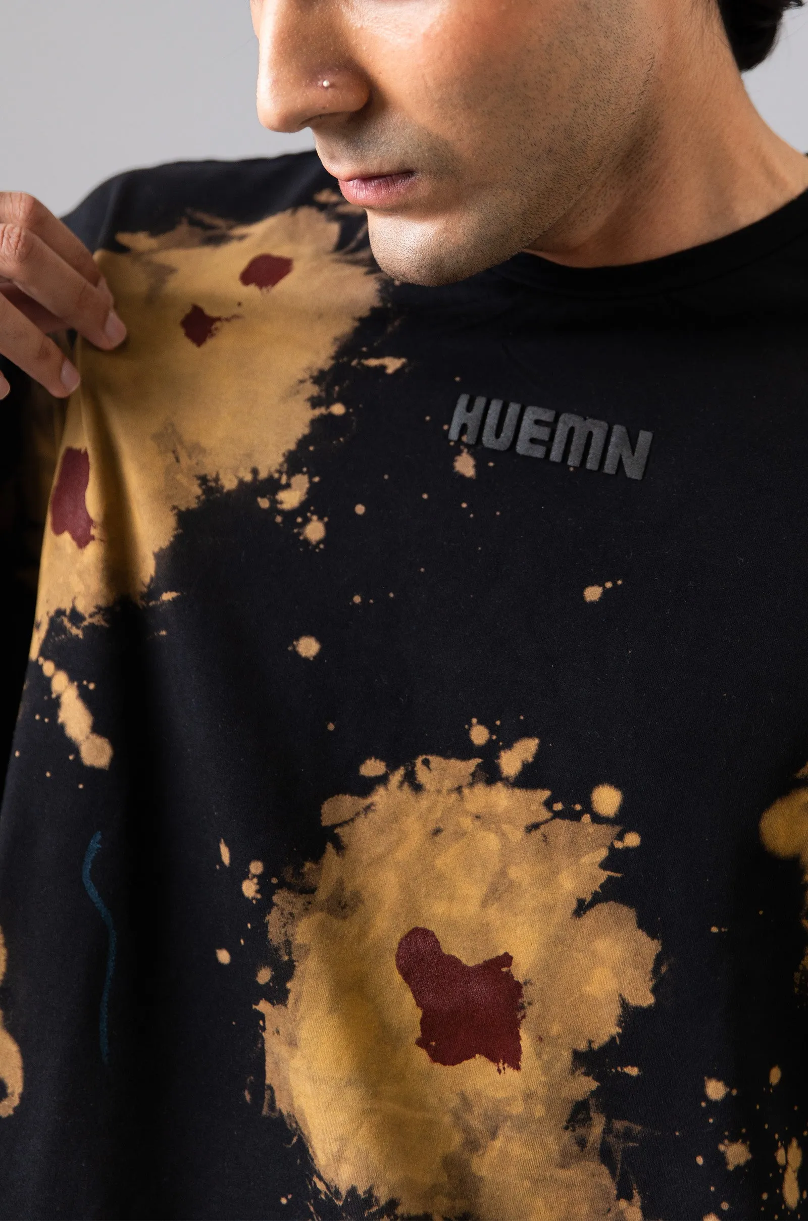 Huemn Blood Washed Starlight T-Shirt (Black) 2.0