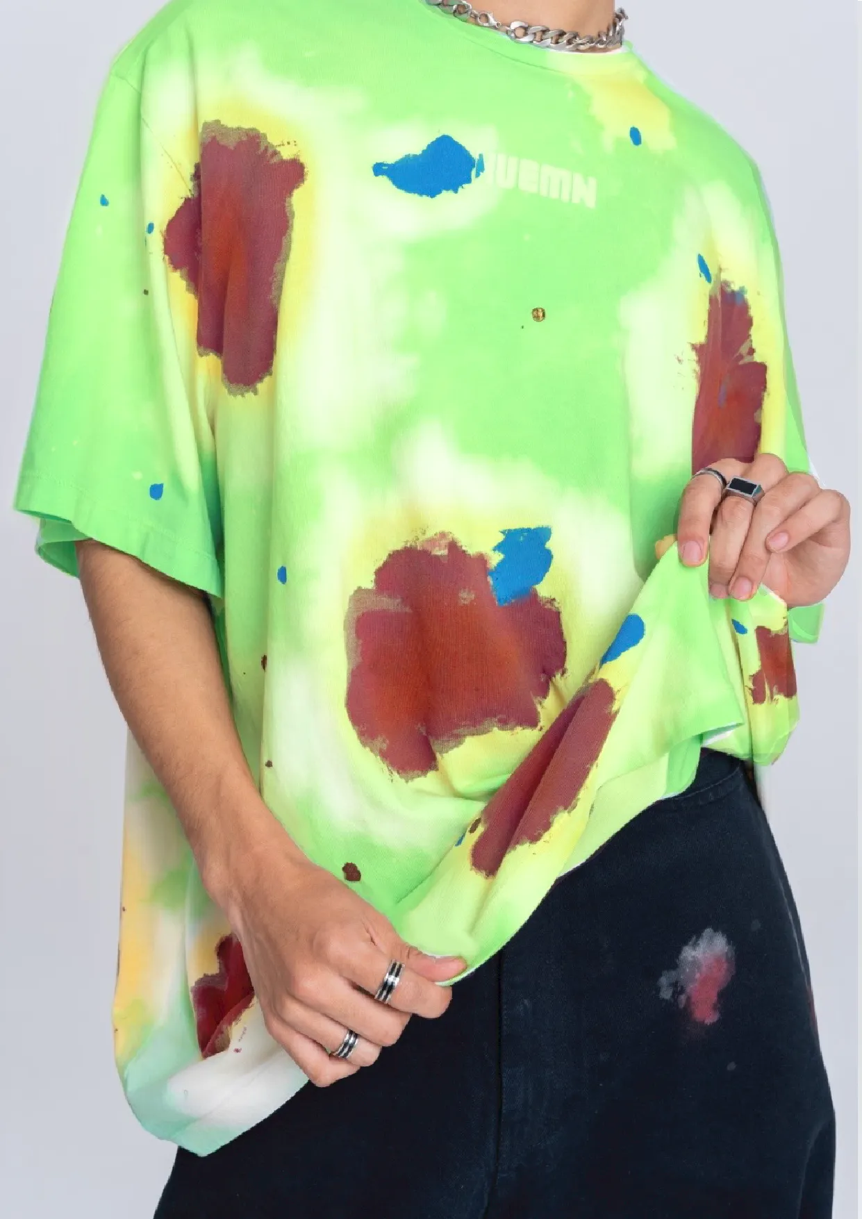 Huemn Blood Washed T-Shirt (Mint)