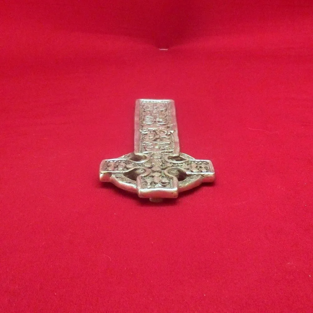 Irish Pewter Cross Drum Cliff Cross