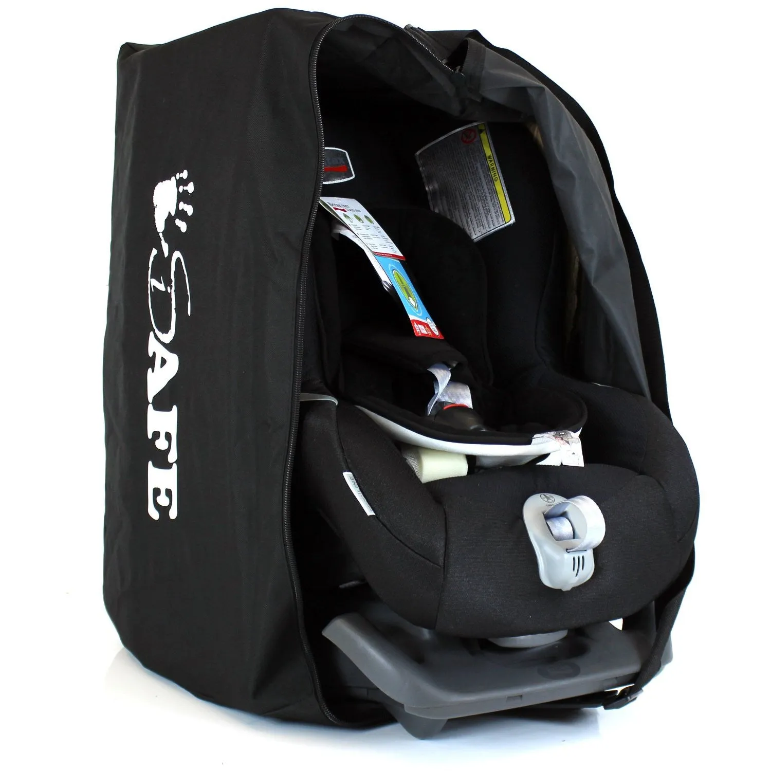 iSafe Carseat Travel / Storage Bag For Britax Trifix Hi-Line Car Seat (Smart Zebra)