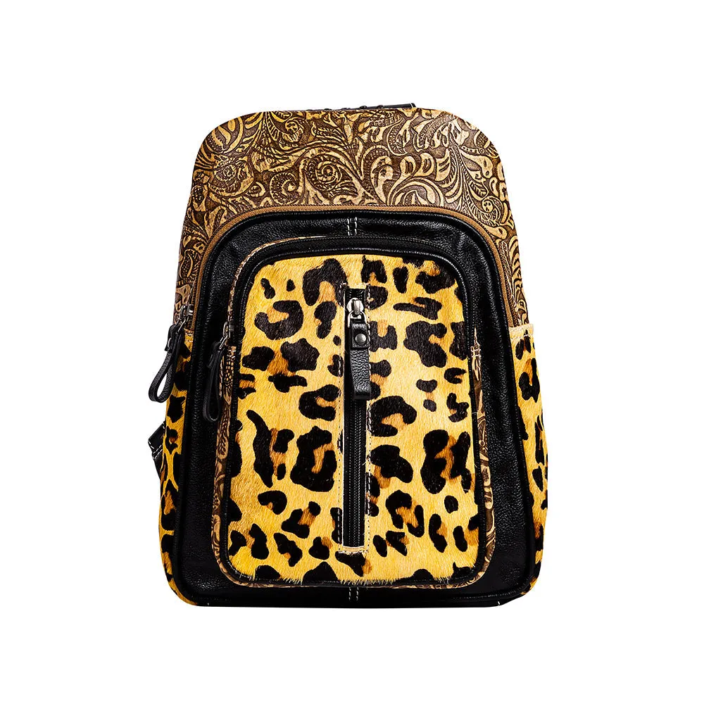 Jaguar Trail Hand-tooled Fanny Pack Bag