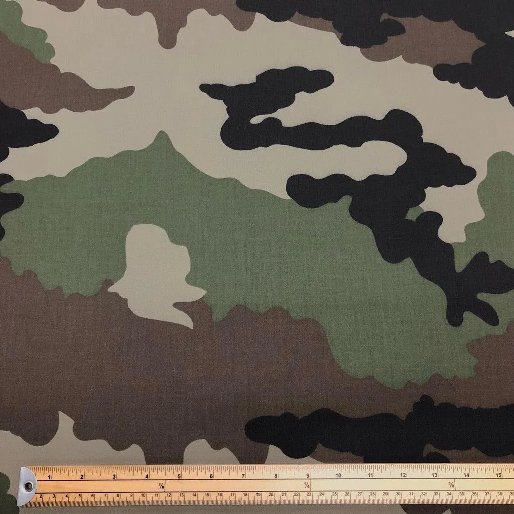 Jungle Camouflage Waterproof Fabric