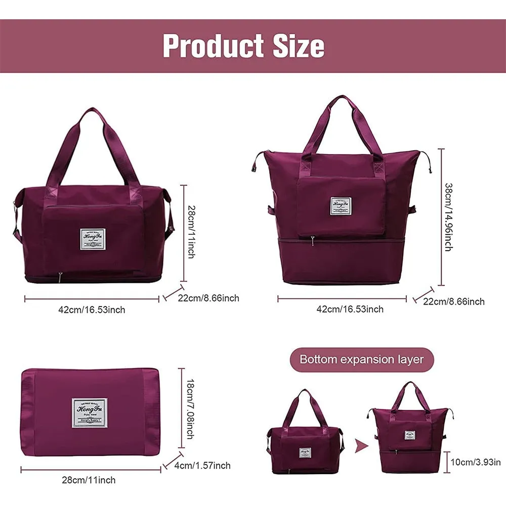 Large & Stylish Travel/Tote Bag - Choice of Color