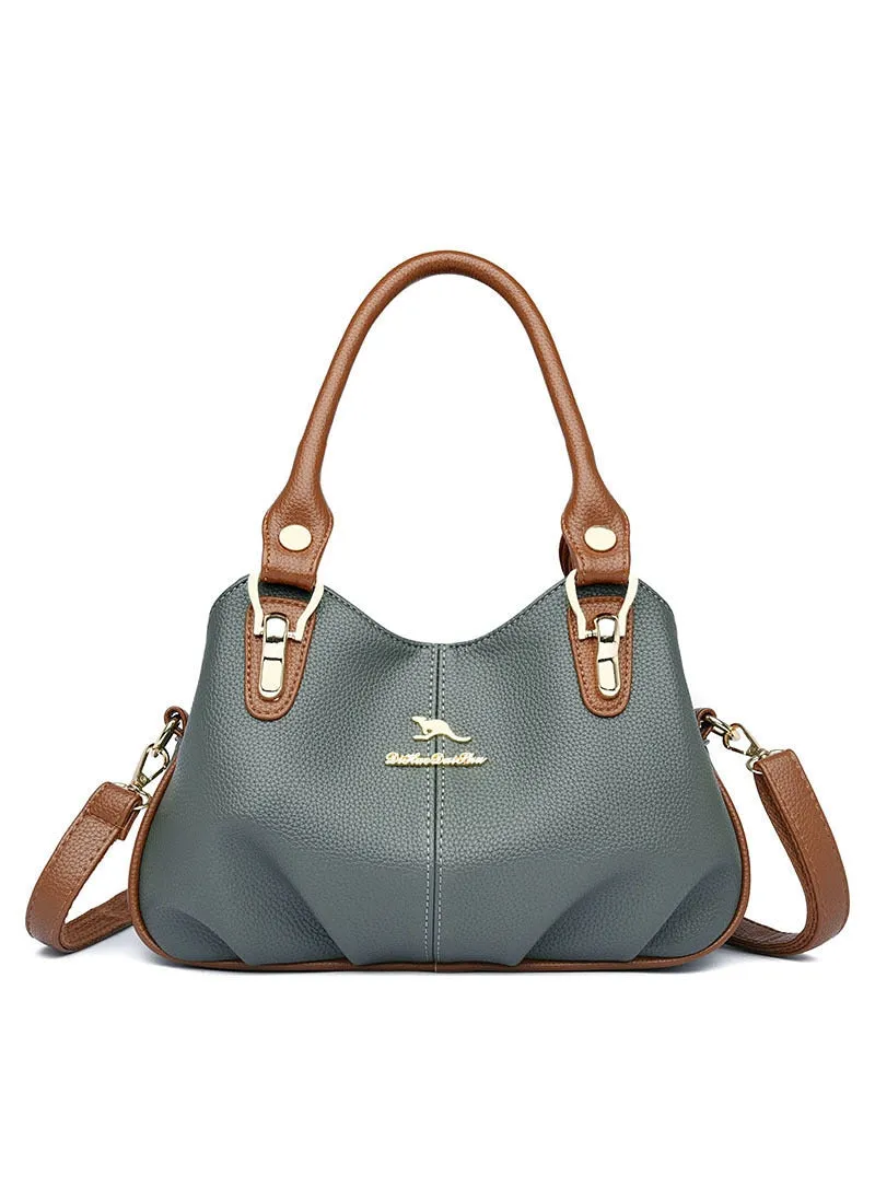 Large-capacity Contrast Leisure Shoulder Bag