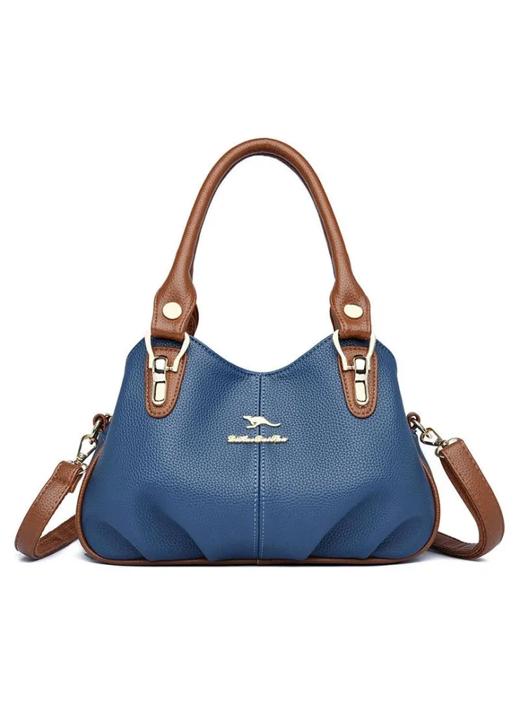 Large-capacity Contrast Leisure Shoulder Bag