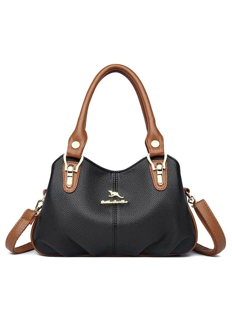 Large-capacity Contrast Leisure Shoulder Bag