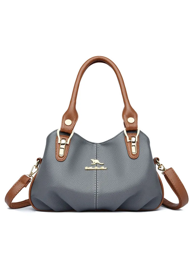 Large-capacity Contrast Leisure Shoulder Bag