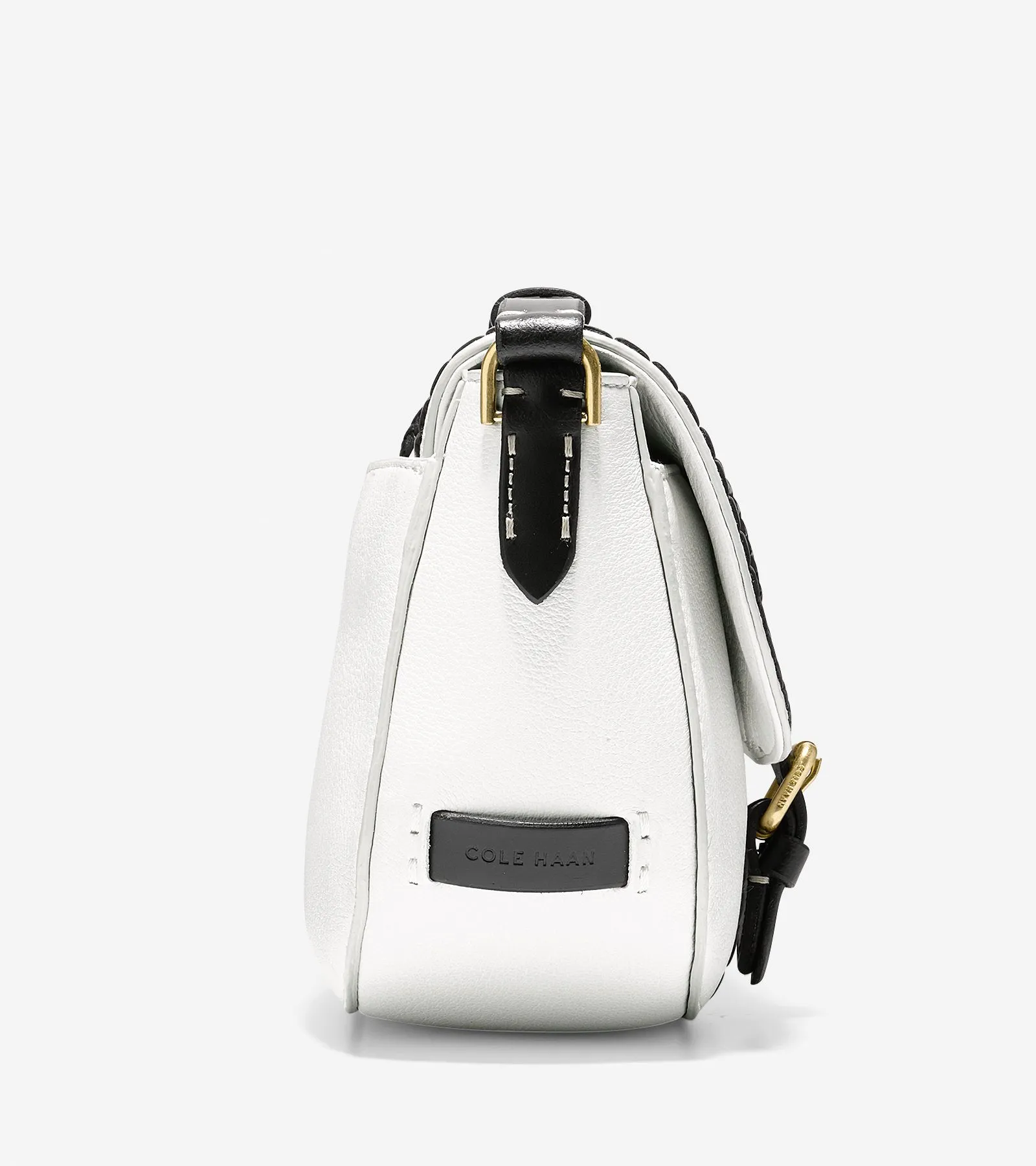 Loralie Whipstitched Mini Saddle Bag