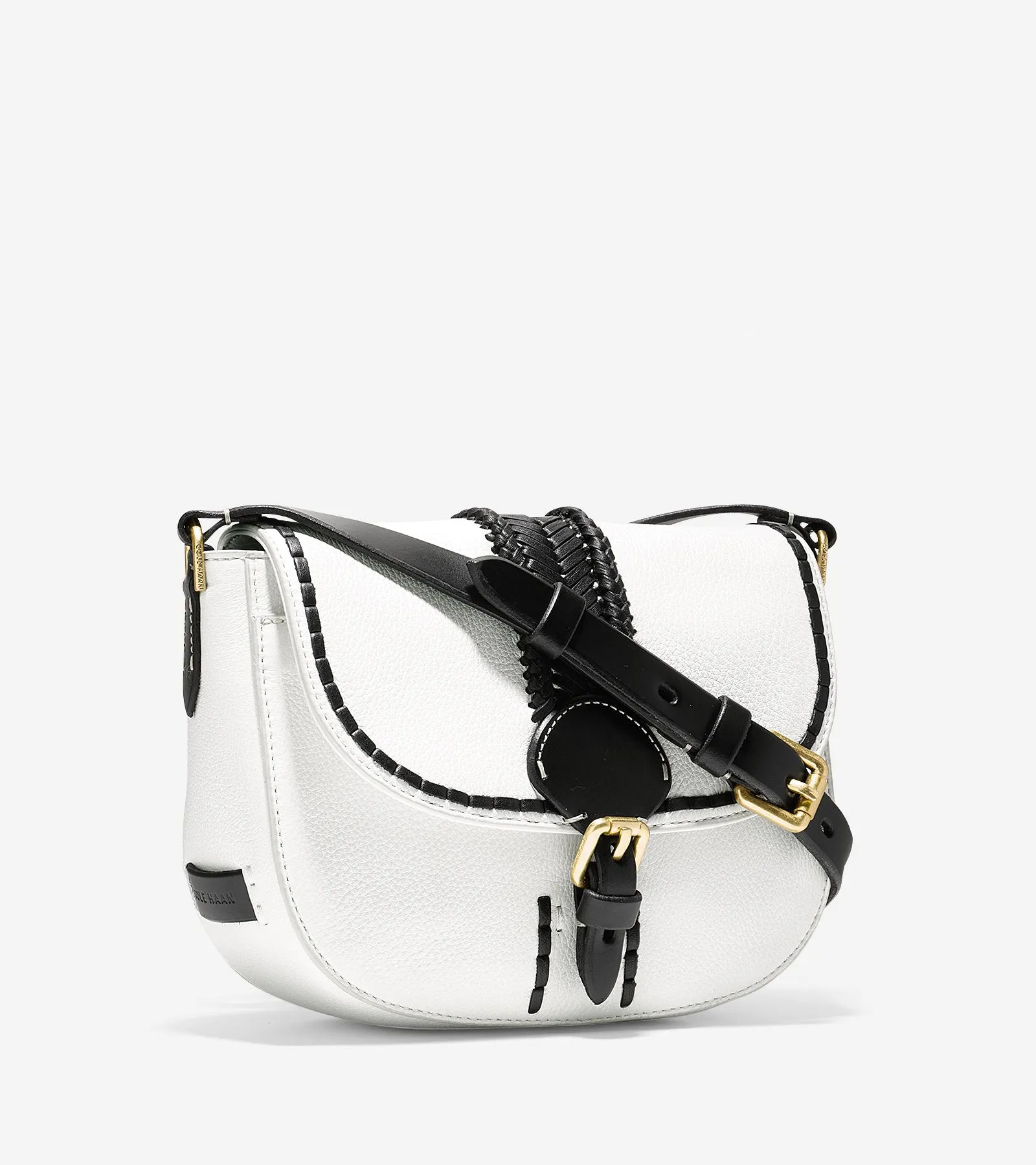 Loralie Whipstitched Mini Saddle Bag