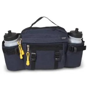 Lumbar Waist Pack - Holds Two Water Bottles - Navy