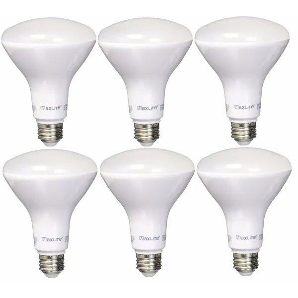 MaxLite® 8w Indoor BR30 2700K (6 pack)