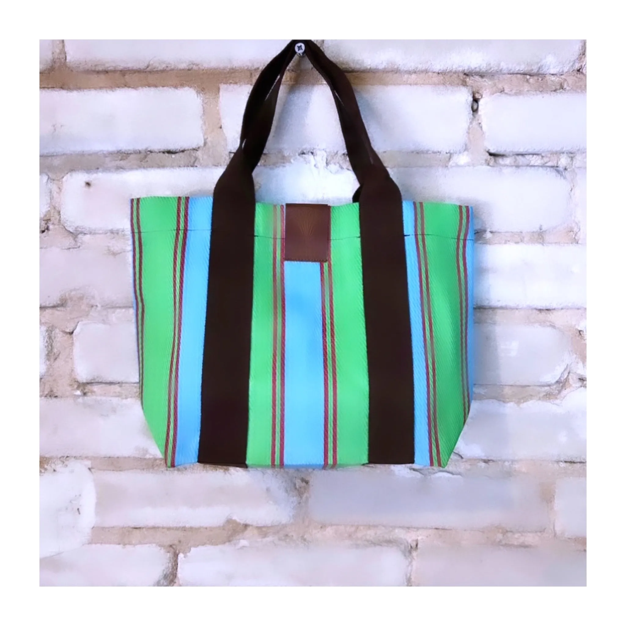 Mini Stripped Tote Bag