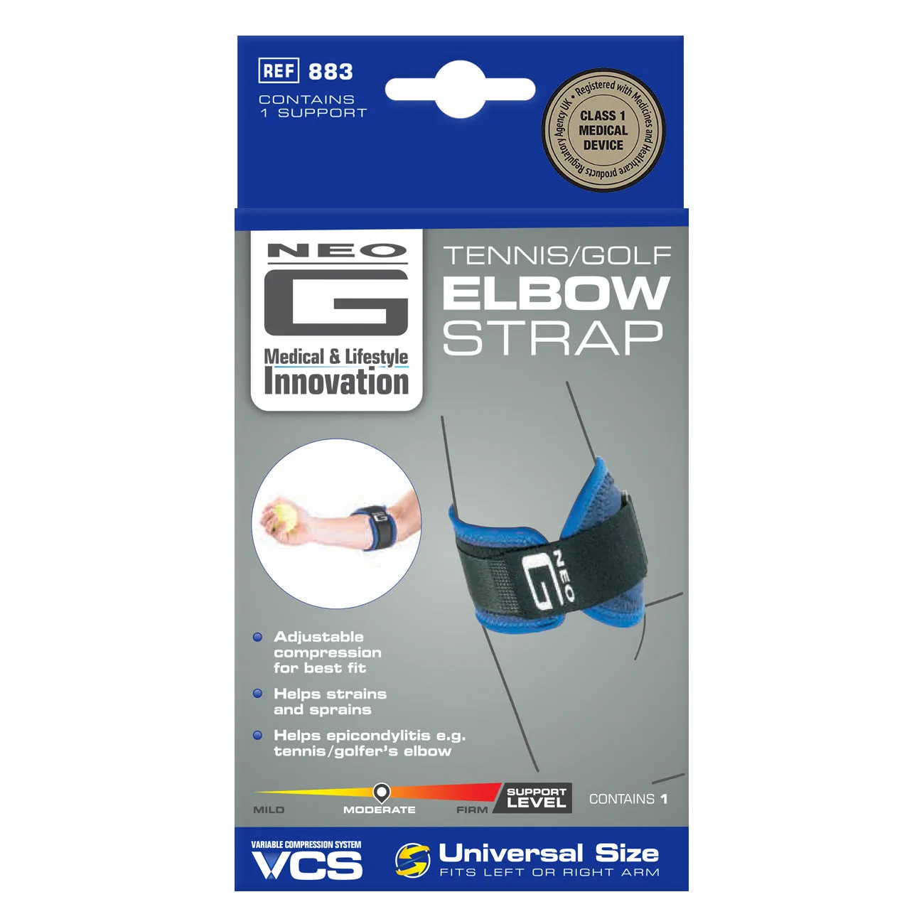 Neo G Tennis/Golf Elbow Strap (Universal Size)