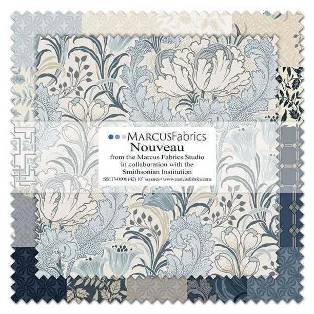 Nouveau - Layer Cake - 10" squares - 42 pieces