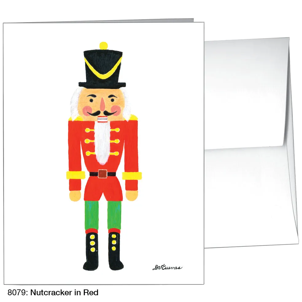 Nutcracker In Red, Greeting Card (8079)