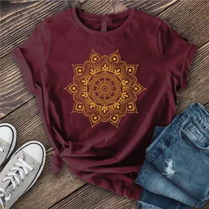 Ornamental Mandala Gold T-Shirt