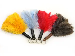 Ostrich Feather Keyrings