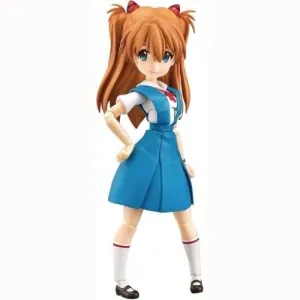 Parfom R! Rebuild of Evangelion Asuka Langley Shikinami School Uniform Ver. Posable Figure