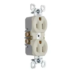 Pass & Seymour Trademaster® 15A/125V Duplex Receptacle, Light Almond