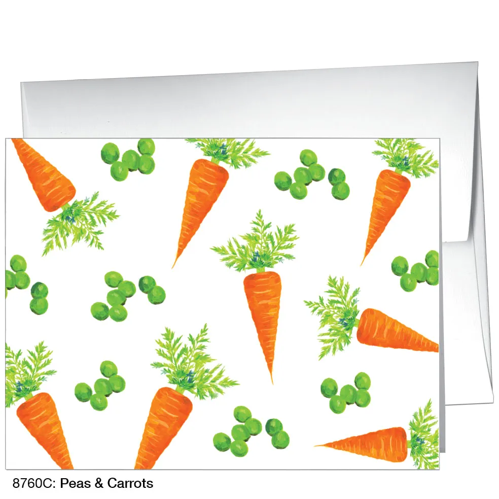 Peas & Carrots, Greeting Card (8760C)