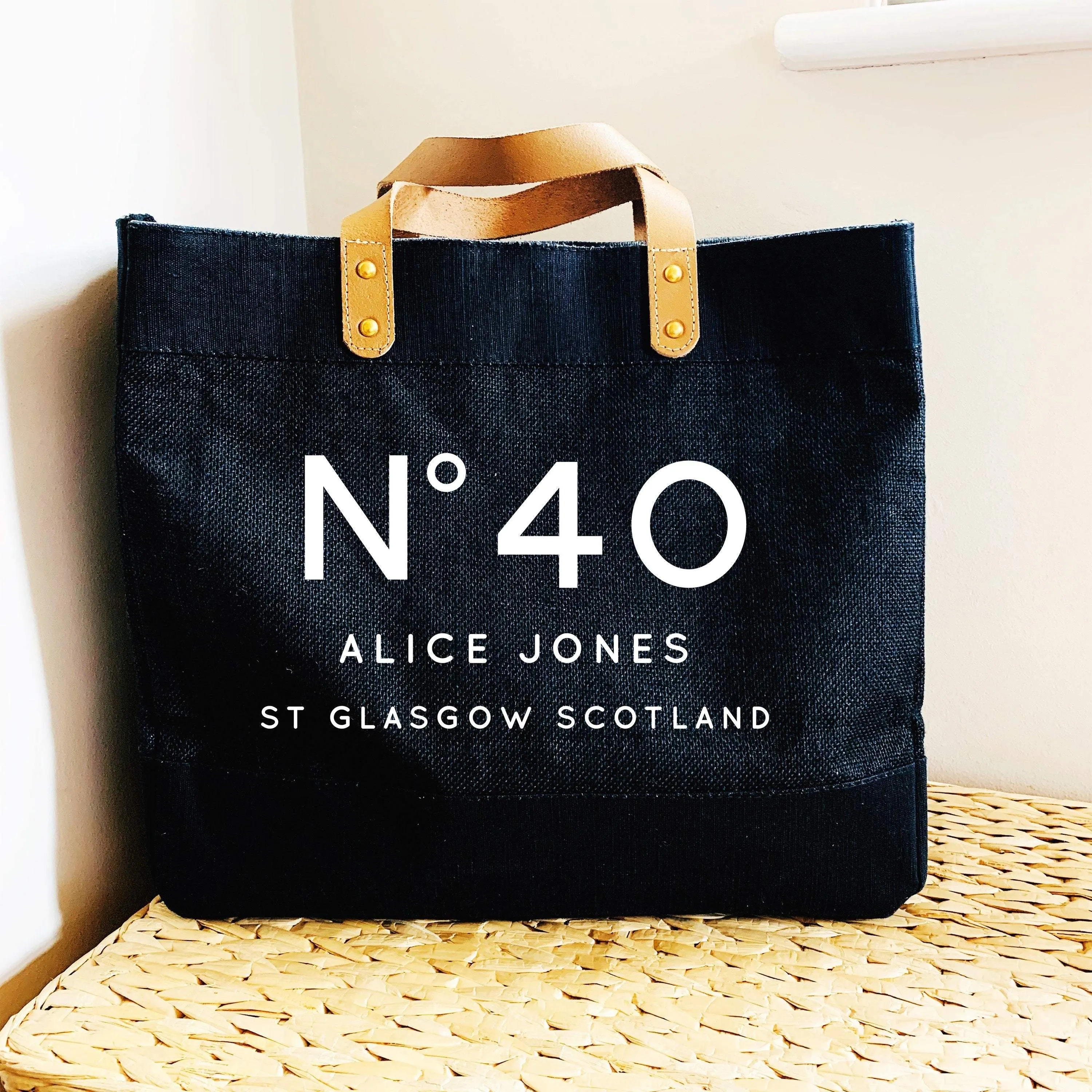 Personalised Bag | Personalised Shopping Bag | Gift ideas for Her | Custom Beach Bag | Custom Bag | Custom Shopping Bag