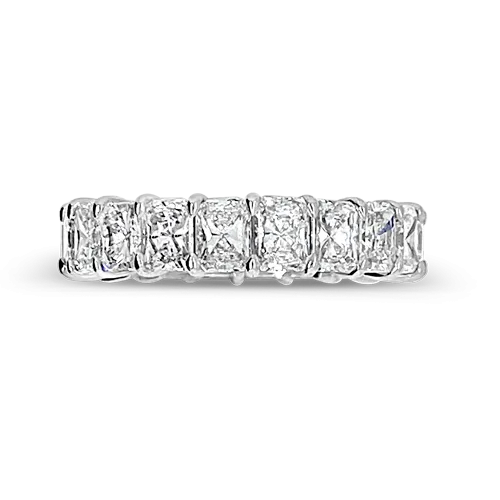 Radiant cut Diamond Eternity Band