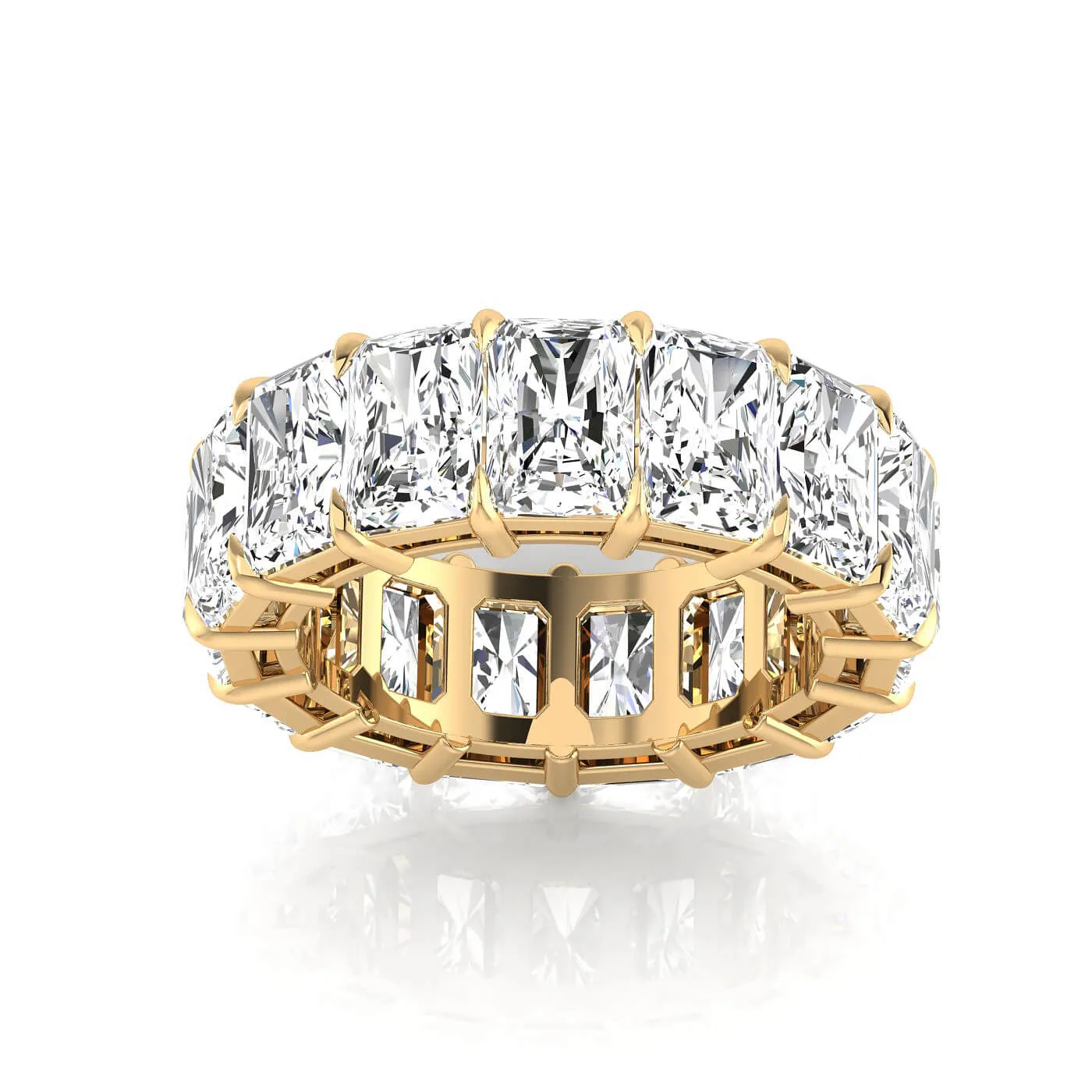 Radiant Cut Lab Grown Diamond Eternity Ring - 11.25cttw