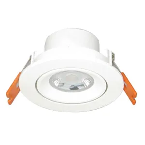 Radiant Lighting RD320 6w Led 75mm C/o 4000k 470lm Tilt Energy Saving Downlighter LDL0008W