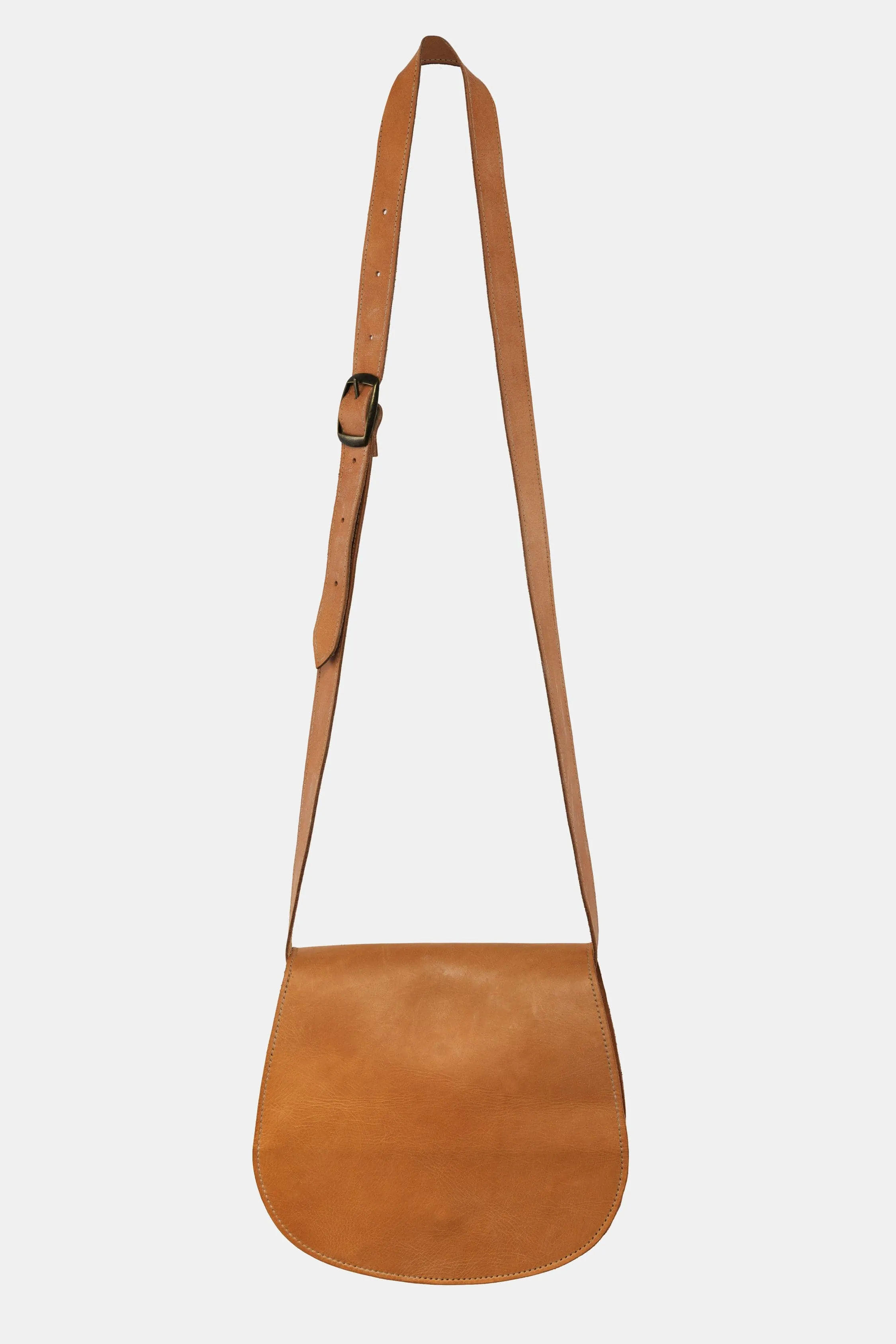 RLH3453 - Classic Leather Saddle Bag