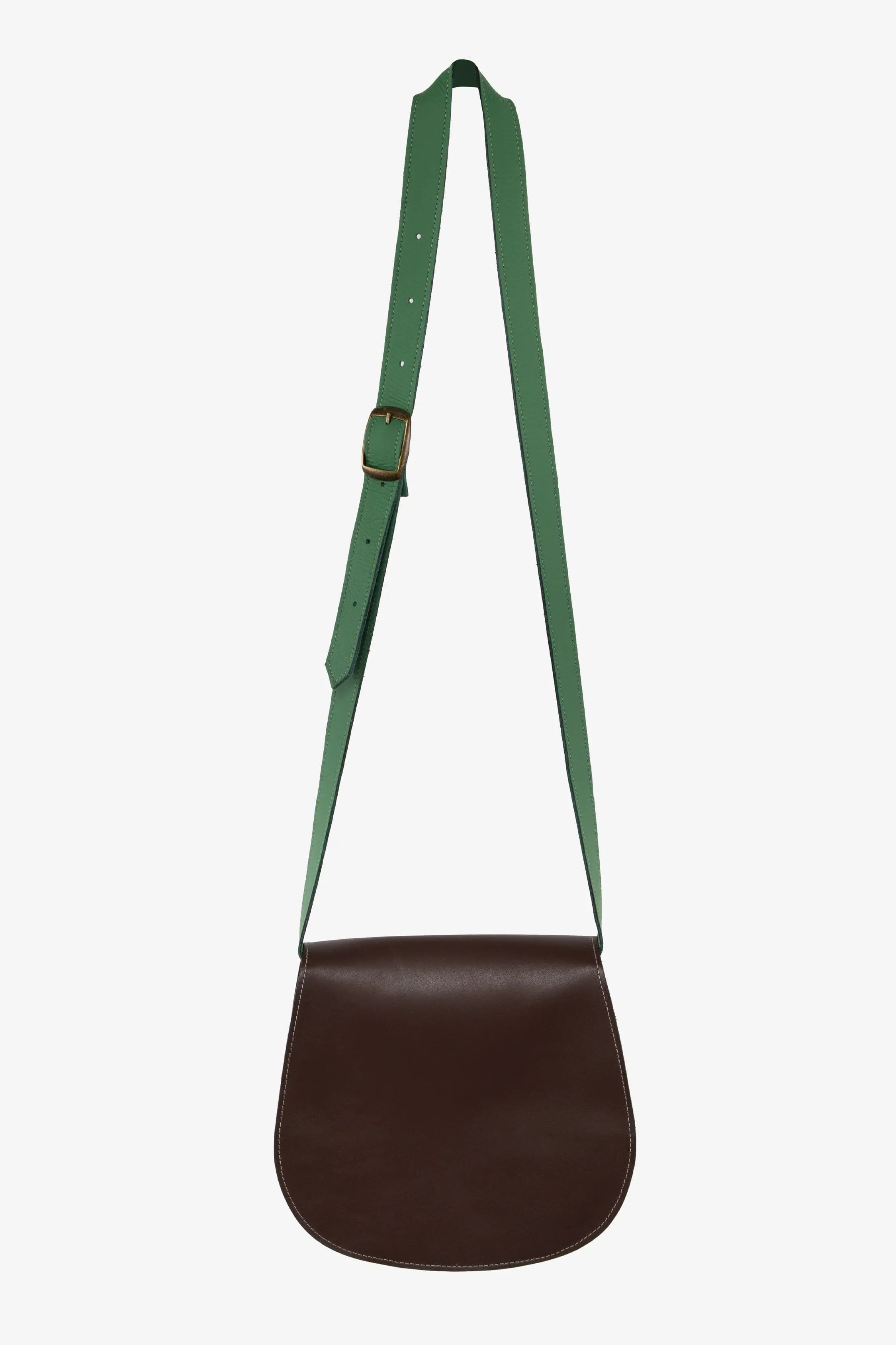 RLH3453 - Classic Leather Saddle Bag