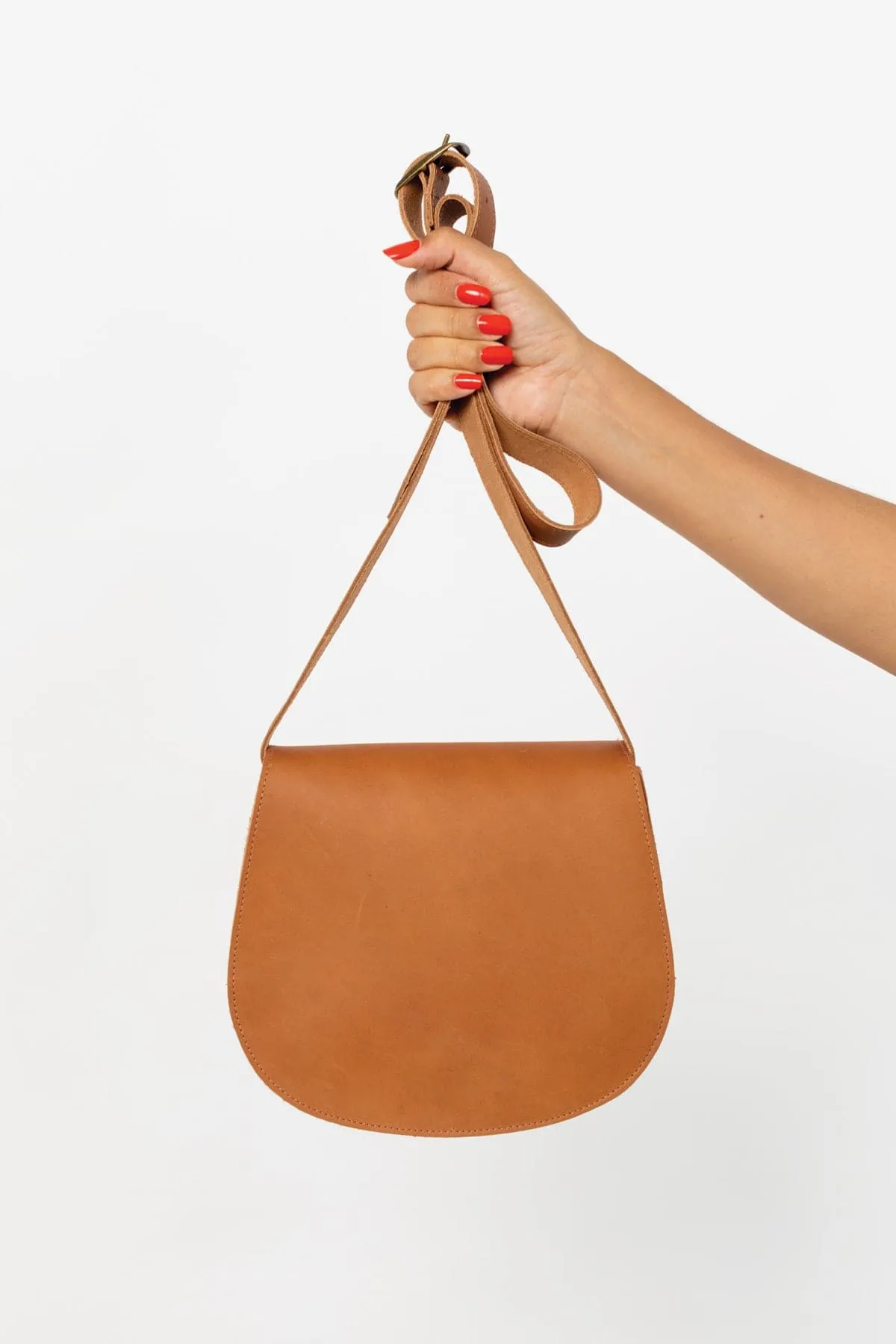 RLH3453 - Classic Leather Saddle Bag