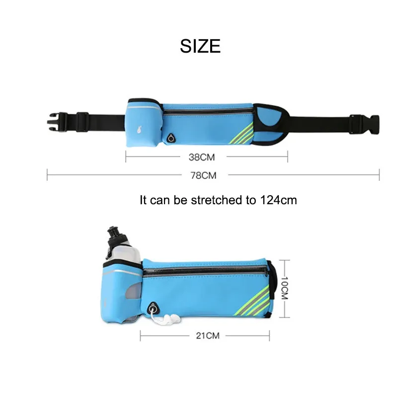 Running Waist Bag Sports Fanny Pack Women Men Belt Bag Phone Hydration Backpack Waterproof Running Accessories Water