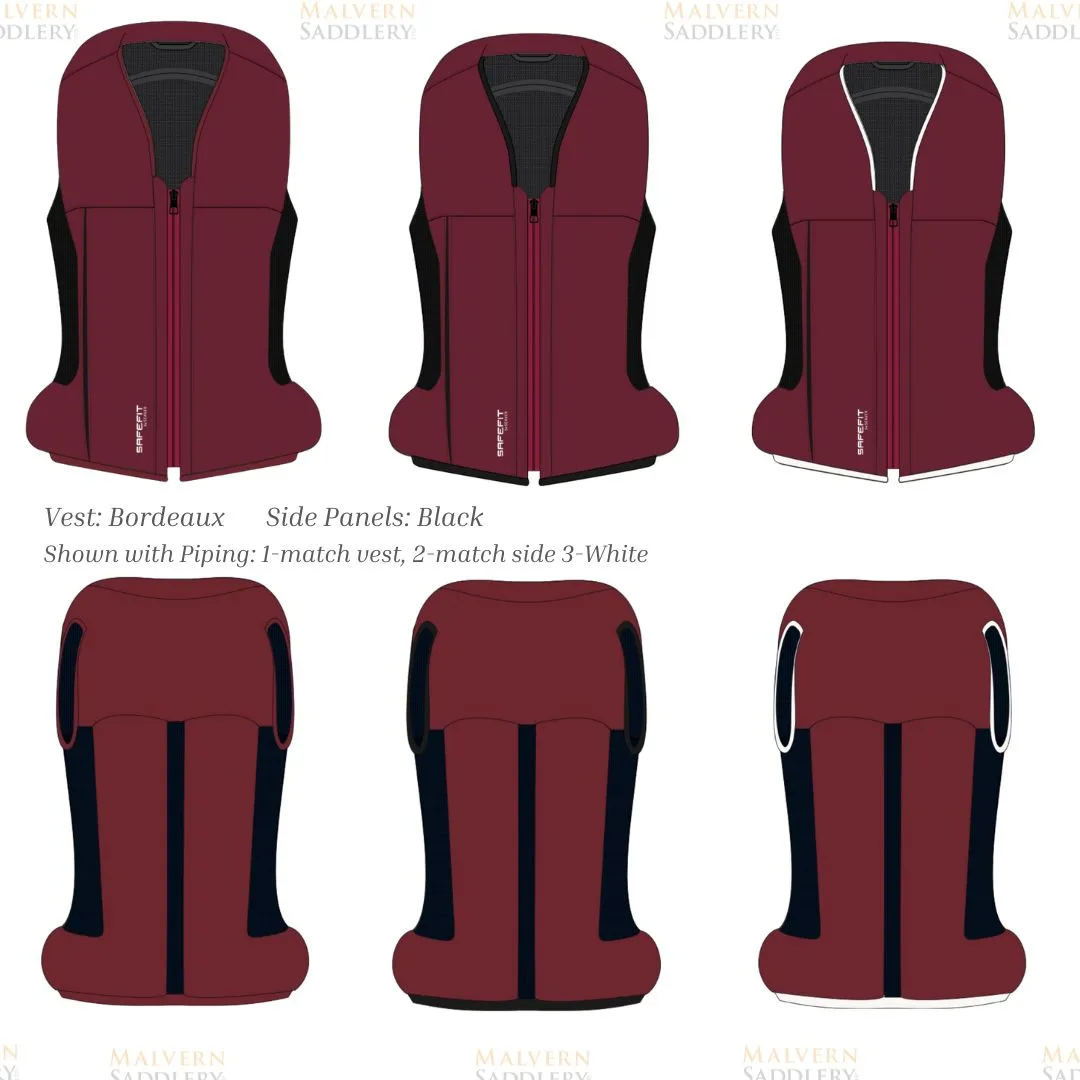 Safefit Airbag Vest - Bordeaux/Custom