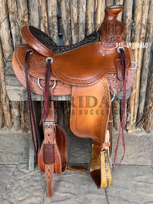 Sheridan Wade A-Fork Saddle Half Smooth/Wild Rose