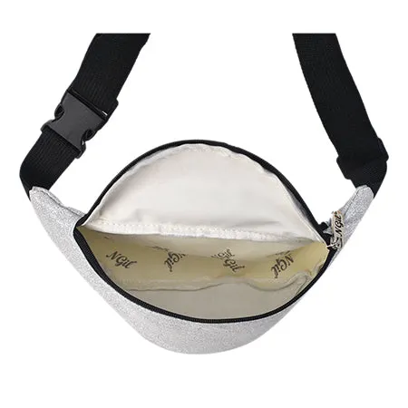 Silver Glitter Fanny Pack