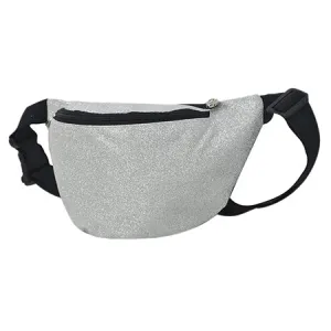 Silver Glitter Fanny Pack