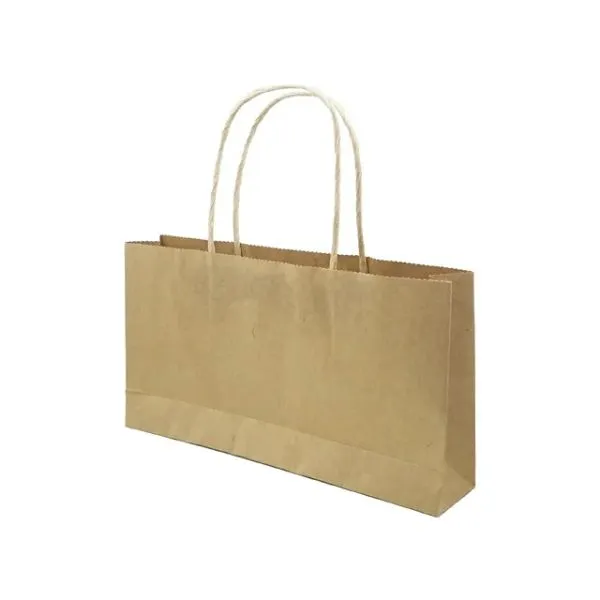 Small Craft Brown Shopping Bag - 24cm x 13cm x 5cm