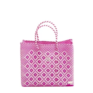 SMALL PINK AZTEC TOTE BAG