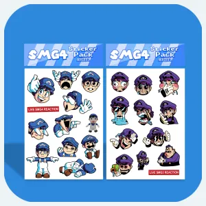 SMG4 & SMG3 Meme Sticker Pack