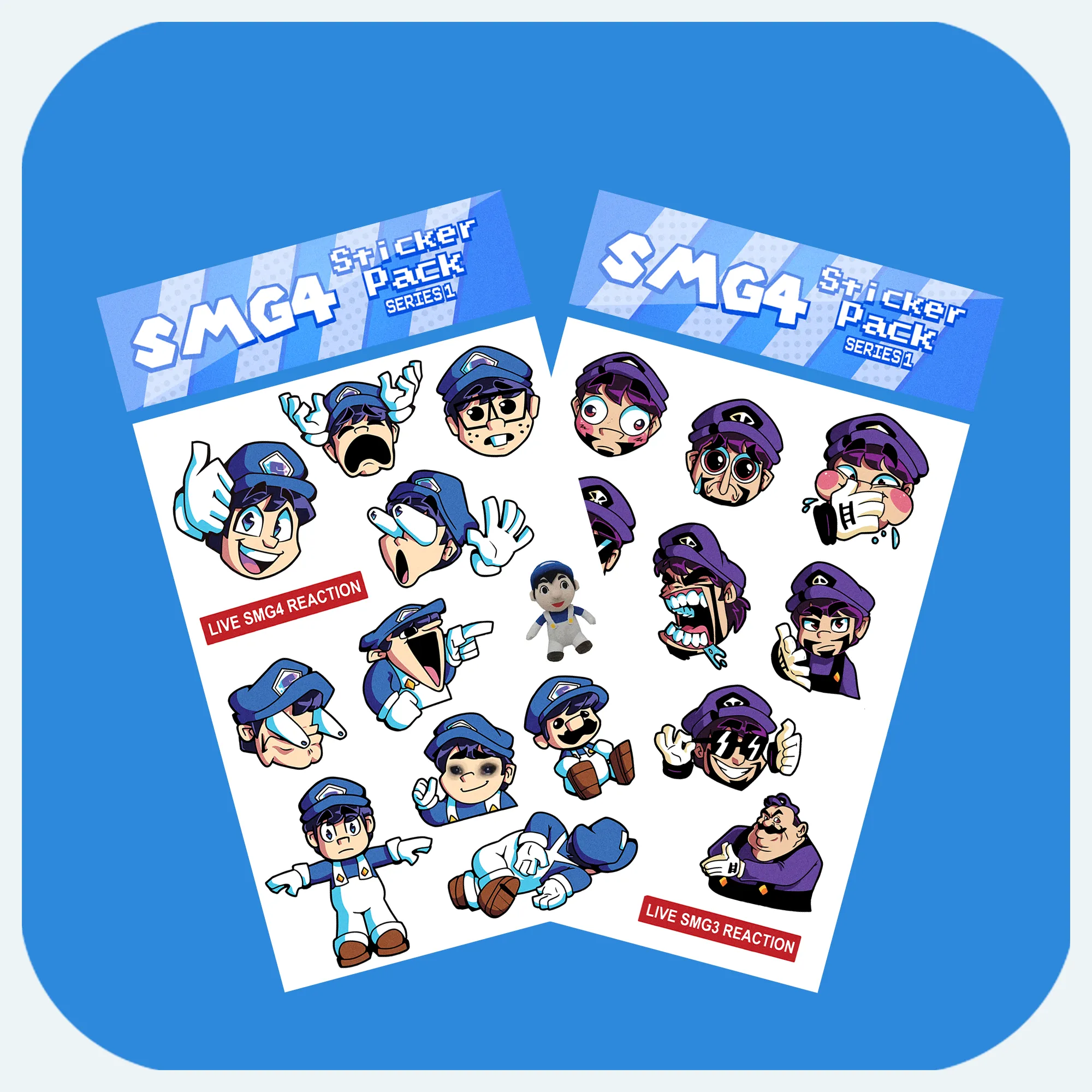 SMG4 & SMG3 Meme Sticker Pack