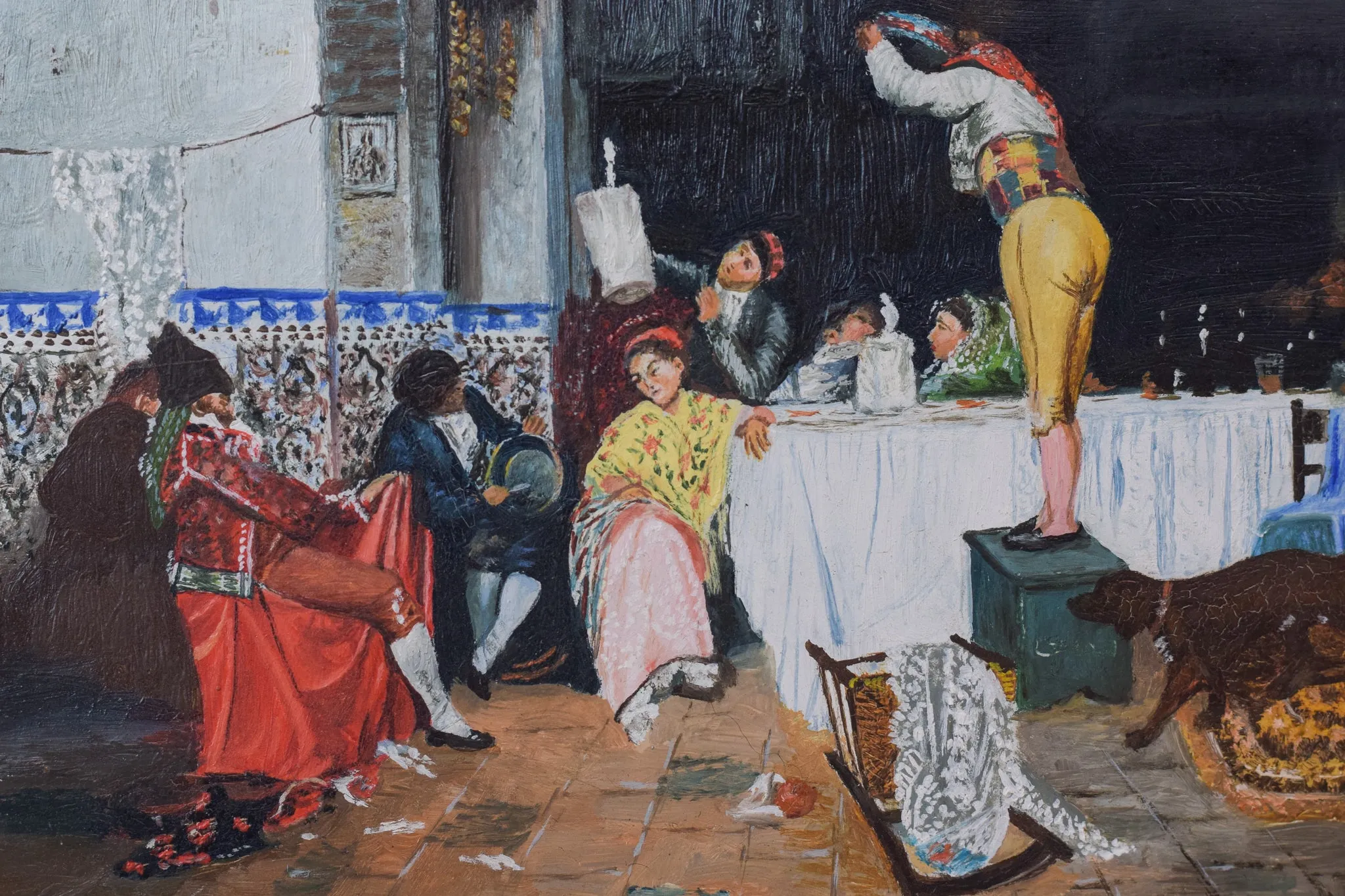 Spanish Interior Scene - "The Party"