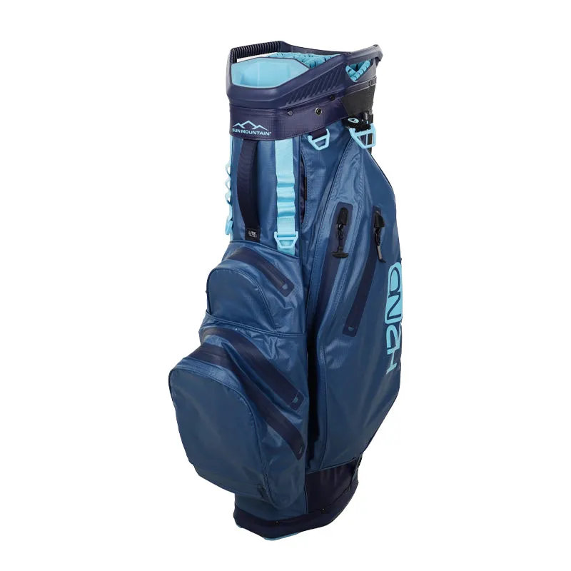 SUN MOUNTAIN 9" H2NO Lite Cart Bag (Navy/Dusk/Breeze)