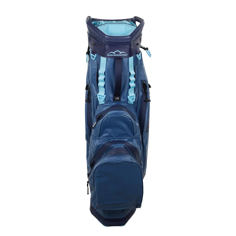 SUN MOUNTAIN 9" H2NO Lite Cart Bag (Navy/Dusk/Breeze)