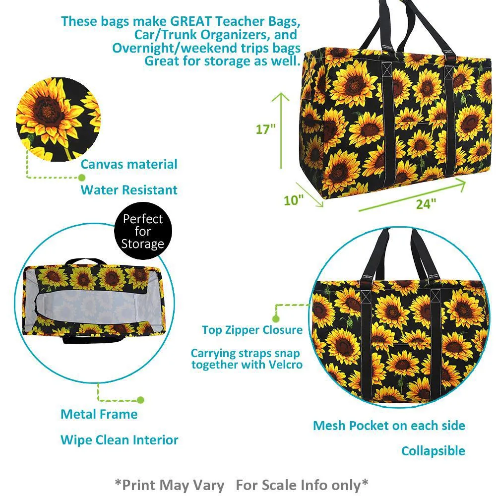 Sunflower NGIL Mega Shopping Utility Tote Bag